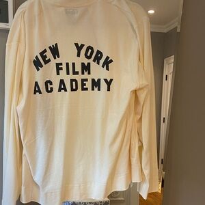 Cream Long Sleeve New York Film Academy Shirt
